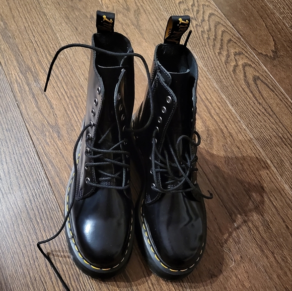 Dr. Martens Shoes - Dr Marton Jadon Smooth Leather Boots Size 9